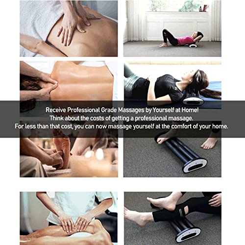 Mach Techness Muscle Relief Foam Roller for Sore Muscles Deep Tissue Recovery Massager - Trigger and Self Massage All Body Parts, Neck, Back, Hip, Arm, Leg, Calf - Great for Athletes