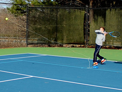 Tourna Fill & Drill Tennis Trainer, The Original Patented Water-Filled Base Tennis Trainer - color: Blue