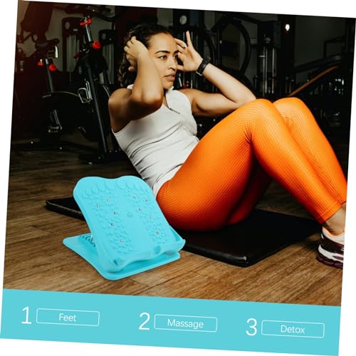 YARNOW Folding Rib Stretch Board with Pedal for Rehabilitation and Foot Massage Portable to Weight Capacity Durable Material