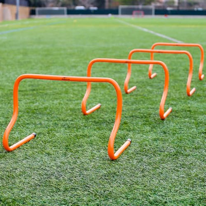 AGORA 12" Speed & Agility Sports Training Hurdles - Set of 4