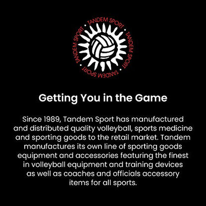Tandem Sport Reaction Ball, Small - Hand Eye Coordination Training - Reaction Training For Baseball, Volleyball, Lacrosse, Goalie Training and All Sports - Reflex Training Gear