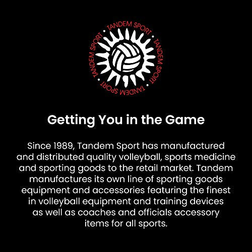 Tandem Sport Reaction Ball, Large - Hand Eye Coordination Training - Reaction Training For Baseball, Volleyball, Lacrosse, Goalie Training and All Sports - Reflex Training Gear
