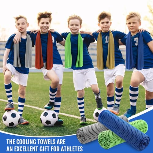 Hosuly 30 Pack Cooling Towels 40"x12" - color: Classic Color