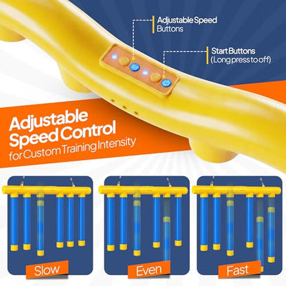 Reflex Drop Stick Game - Hand Eye Coordination Training Toy - Reaction Time Training Challenge with Remote and 3 Adjustable Speed Modes for Kids and Adults - Catch Falling Sticks Reflex Trainer Game