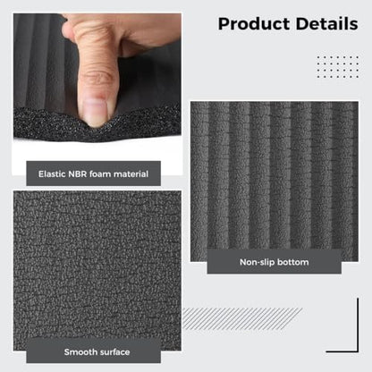 Non-Slip Step Platform Mat with Knee Cushion Pad, Ideal for Yoga, Pilates, and Floor Workouts