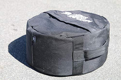 Round Fitness Sandbag 150/100/50 LB with Two Handles - Heavy Duty Workout Sandbags for Training, Fitness, Cross-Training & Exercise, Workouts, Sandbag Weights - size: 150 LB