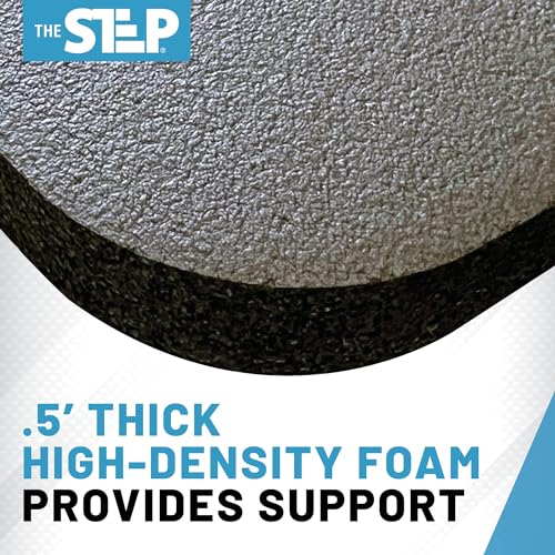 The Step Small Exercise Mat - Premium Workout Mat for Home Gym and Studio Use, Extra Comfortable Yoga Mat, Easy-to-Clean and Durable Material - Yoga Mats for Home Workout