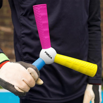 METIS Forza Reactive Catch Trainer Ball – Hand Eye Coordination Training Tool, Reaction Speed Trainer with 3 Colour Arms, Lightweight Foam Reflex Ball for Football, Cricket, Rugby