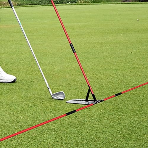 Compatible for Golf Alignment Rod Holder Practice Plate Swing Angle Posture Correction Trainer