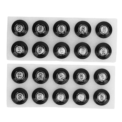 SUNGOOYUE Golf Club Distance Markers, 20 Pack Easy Install Golf Ball Makers Reference for Golfers & Training Sessions