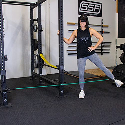 Serious Steel Resistance Tube Band Set Includes Handles, Door Anchor and Ankle Straps (100 lbs Set or 165 lbs Set)