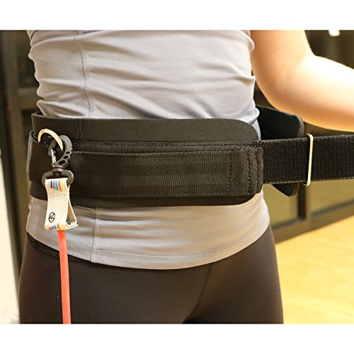 THERABAND Resistance Band Waist Belt Resistance Trainer, Attachment for Resistance Bands and Tubing, Fitness Training for Quicker Hands, Faster Feet, Toning Muscles, Speed and Agility Training - size: Small-Medium