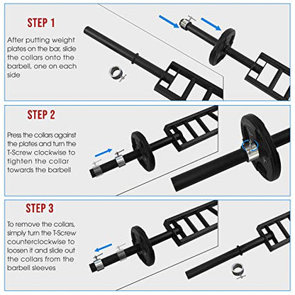 Yes4All Multi Grip Barbell & Cable Attachment - Swiss Bar, American Bar for Greater Range of Motion, with 2 Collars, Fits Olympic Weight Plates - Home Gym & Support Pressing, Lifting & Curls - color: A. Multigrip Barbell 400lbs