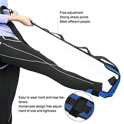 Professional Stretching Belt for Yoga Pilates, Leg Strap with Multi - Ring Buckle, Rehabilitation & Flexibility Training Equipment for Athletes Dancers Physiotherapy