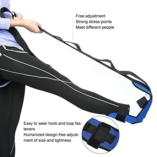 Stretching Strap, Yoga Pilates Leg Belt with Buckle for Flexibility Training, Physical Therapy, Dance, and Home Workouts