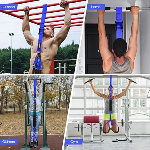 Pull Up Assistance Bands, Resistance Bands for Pull Up Bar Workout, Adjustable Heavy Duty Pull Up Assist Equipment with 4 Assistance Bands, Home Gym Fitness Exercise Strength Training