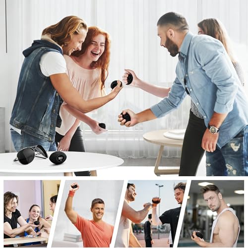 Hand Grip Strengthener, Rechargeable Digital Grip Strength Trainer with LCD Display Up to 220lbs/100kg, Silicone Hand Exercise Ball for Forearm Finger Training & Stress Relief, for Adults and Kids - color: Black