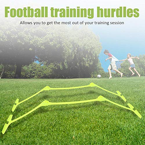 Dioche Speed Training Hurdles, Multipurpose Soccer Speed Training Hurdle Set Adjustable Hurdles Yellow (2pcs), Wholesale Business