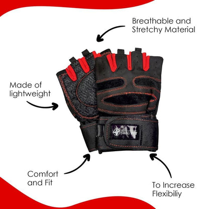 Dr. SwagFit Weight Lifting Gloves for Men & Women - size: X-Large