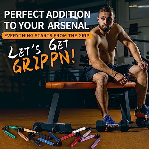 Grip Strength Trainer Set, 6 Pack, 50-350LB, Wrist Forearm Strengthener, Metal No Slip, Hand Grip Gripper Strengthener for Strength Training and Exercise, Hand Workout Squeezer Grip Strength - color: Blue,150lb