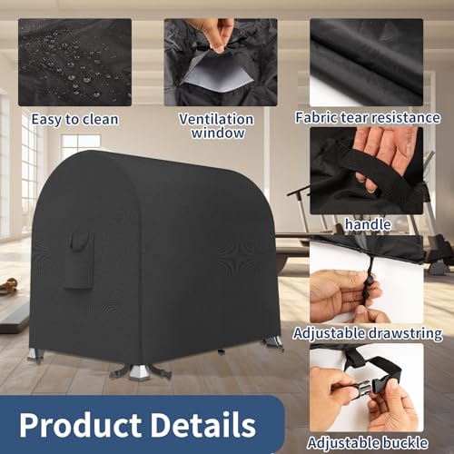 Dumbbell Weight Rack Cover,600D Oxford A-Frame Dumbbell Rack Cover,Equipment Home Gym Set Cover,for Storage Fitness Dumbbells,Outdoor Waterproof Workout Barbell Covers,Adjustable Accessories Dust Bag
