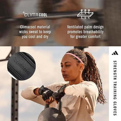adidas Strength Training Gloves - size: Medium