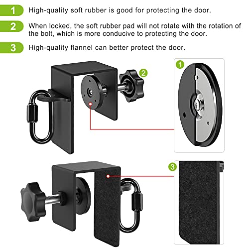 SELEWARE Door Anchor for Resistance Bands Home Gym Workout Door Mount Attachment for Body Weight Straps, Strength Training, Physical Therapy Exercise