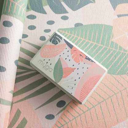 MYGA Yoga Block,Lightweight EVA Foam Yoga Brick,High Density Non-Slip Block for Yoga Poses, Pilates, Balance and Flexibility - color: Palm