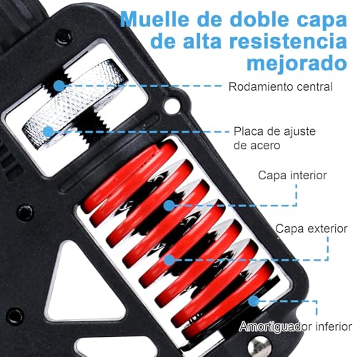 Grip strength trainer, forearm exerciser, Adjustable resistance 10-360 pounds (5-160 kilograms),Hand gripper strengthener can quickly strengthen the wrist, forearm and fingers, which is helpful for hand treatment and strength recovery