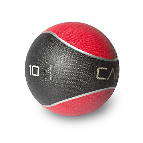 Cap Barbell Weight Medicine Ball | 2-12lb Options - style: 10 lb - Red