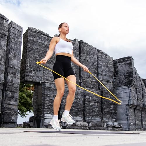 Speed Rope, Skipping Rope - Best for Double Under, Boxing, MMA, Cardio Fitness Training Condition - Jump Rope - color: Black, size: 10 ft rope – (Fits users up to 6'3")