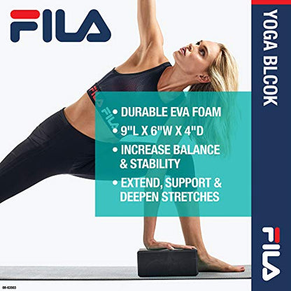 Yoga Block - EVA Foam Blocks for Support, Balance & Stability | Yoga, Pilates, Barre, Stretching, Meditation