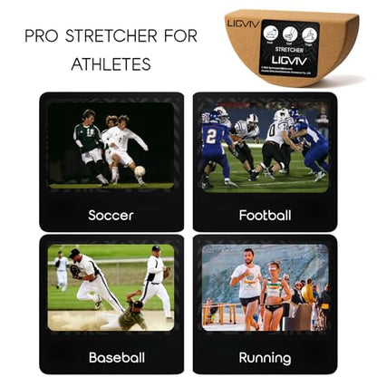 Calf and Foot Stretcher, Adjustable 0-90° Cork Rocker Board for Muscle Stretching, Physical Therapy and Plantar Fasciitis Relief