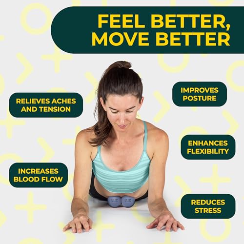 Yoga Deep Tissue Massage Ball Set, Firm Density – 2.9-Inch Myofascial Release Balls for Feet, Back, Neck, Legs & Arms – Trigger Point & Mobility Therapy (2-Pack) - style: Firm