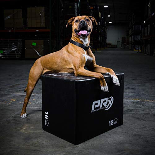 PRx Performance 3-in-1 Plyo Boxes, Plyometric Jump Training and Conditioning Box for All Athletes Soft Foam 16"/18"/24", Soft Foam 20"/24"/30" and, Wood 20"/24"/30" - color: Soft 16x18x24