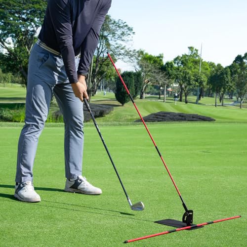 NUEAYMS Golf Alignment Rod Training Stick for Putting and Golfs Swing Drills Steel and Fiberglass Construction Training Tool
