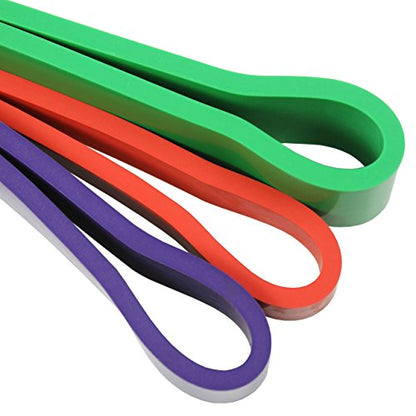 Wellness Seer Set of 3 Heavy Duty Resistance Band Loop for Exercise Fitness Yoga Workout Power Gym