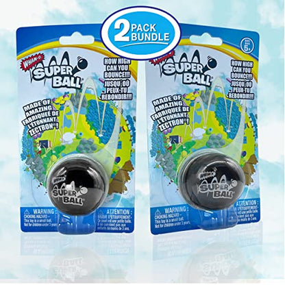 Wham-O The Original Superball with Zectron - style: 2 Pack Bundle