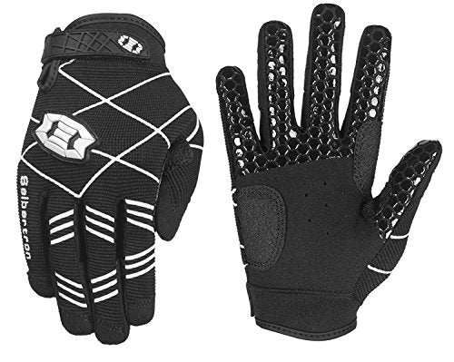Seibertron B-A-R PRO 2.0 Signature Baseball + Softball + Teeball Batting Gloves Super Grip Finger Multiple 11 Sizes + 5 Colors Available Fit Adult Youth Kids Boys Girls Mens Women - color: Black, size: XS Youth