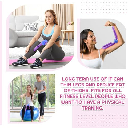 6 Pcs Fitness Resistance Exercise Bands 6 Tube Pedal Puller Resistance Band Set for Women Weight Loss Thigh Training Workout Equipment Elastic Arms Abdomen Shoulder Waist Leg Beginners Yoga