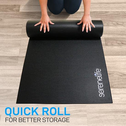 SereneLifeHome Premium Portable Fitness Exercise Mat - size: 36" x 74"