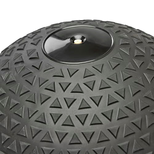 ZIVA Slam Ball - Elite Level Hard-Wearing PVC Outer Shell, Gripping Tire Tread Skin, Precision Weighted Sand Core | Throw, Toss Exercise Medicine Ball for Strength Core Workouts - Avail 10-40 lbs.