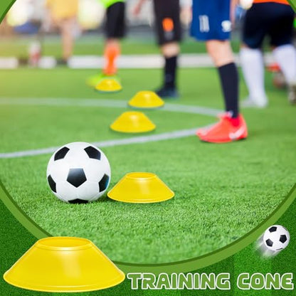 12 Pcs Mini Soccer Cones for Sport Agility Disc Cones Soccer Training for Agility Drills Sports Football