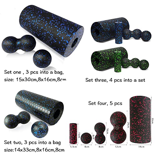 kowaku Round Foam Roller Balance Lightweight Pilates Column Roller for Indoor Sports, Bodybuilding, Workout, 15cmx30cm