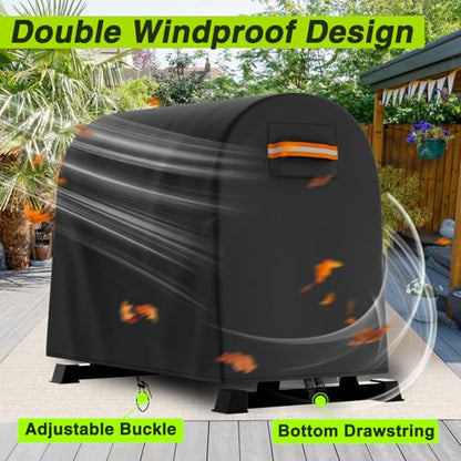 EVRBUL Dumbbell Weight Rack Cover Waterproof Dustproof Compatible with Home Gym Dumbbell Set Brackets (40” L x 25” W x 35” H)