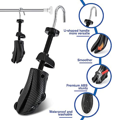 eachway Shoe Stretcher Shoe Trees,Adjustable Length & Width for Men and Women (S (for Women's 5.5-10) Black) - color: S (for Women's 5.5-10) Black