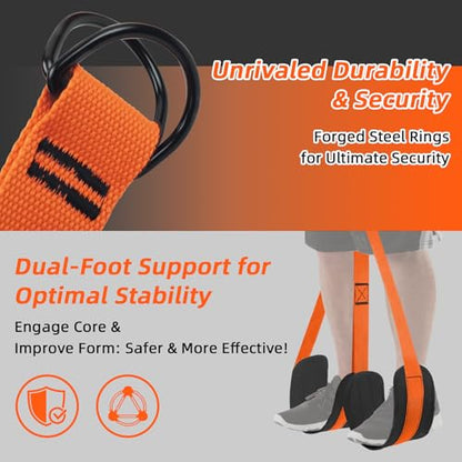Pull Up Assistance Bands 300lbs, Adjustable Heavy Duty Resistance Band for Pull Up Bar Workout, Pullup Assist Bands with Feet Rest | Home Gym Fitness Exercise Strength Training