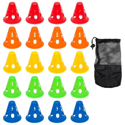 Mini Traffic Cones, Agility Training Cones Plastic Marker Cones, Small Practice Cones