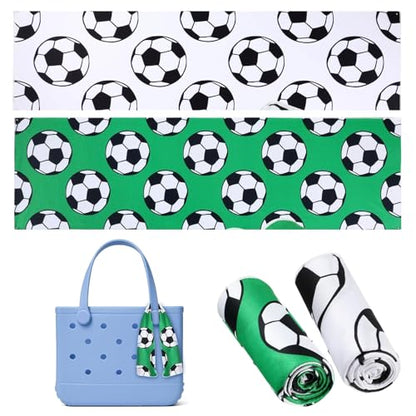 2pcs Soccer Cooling Towels for Bogg Bag – 160GSM Breathable Ice Towels, Thickened Chilly Sports Accessories for Beach/Gym/Travel/Workout, Bogg Bag Companion,Sweat-Absorbing/Quick-Drying