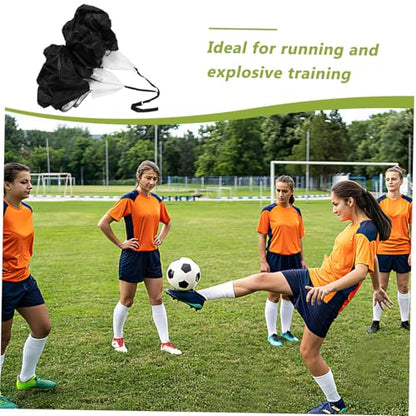 Sosoport Resistance Parachute for Speed Training Adjustable Dual Running Gear for Athletes Endurance Performance Enhancement Suitable for Football Track Training